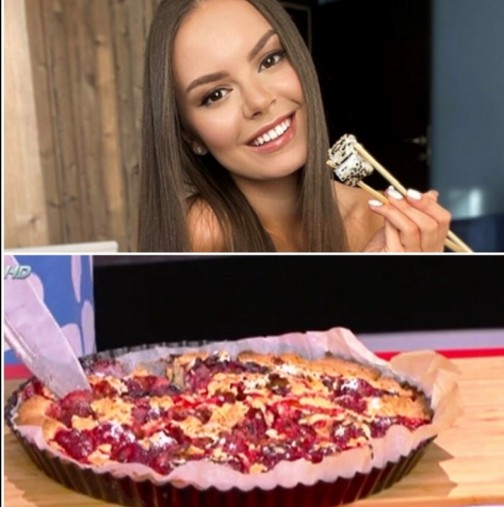 Къдравият пай с ягоди на Виктория Капитонова - супер свеж и супер лесен: