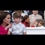 Принц Луи стана вайръл! 4-годишният син на Уилям и Кейт открадна шоуто на юбилея на прабаба си с муцки (Снимки):