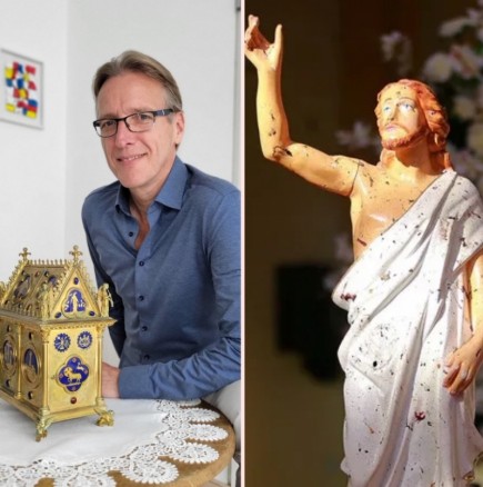 Съвременен Индиана Джоунс намери кръвта на Иисус - ето светата реликва (Снимки):