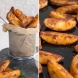 Домашни картофки уеджис - хрупкави отвън, леки и пухкави отвътре! Здравословна рецепта на фурна: