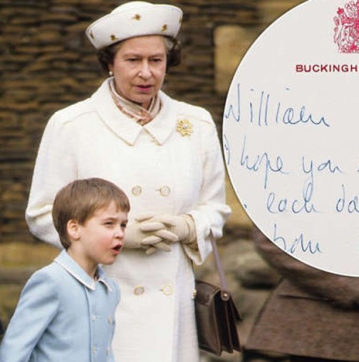 Писмото от Елизабет II до внука й Уилям, когато е бил малък разтърси всички-Снимка