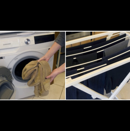 Ето как за минути да изсушите дрехите след пране - трябва ви само хавлиена кърпа: