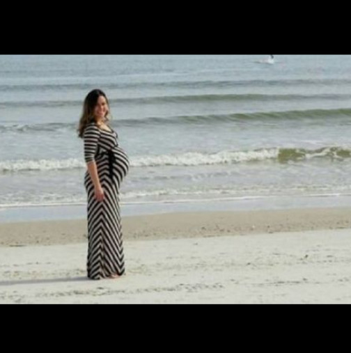Мъж засне бременната си жена - секунди по-късно погледна снимката и не повярва на очите си (Снимки):