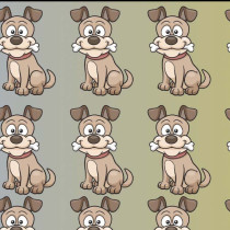 Можете ли да намерите различното куче за 10 секунди?