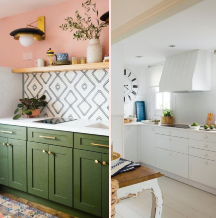 По-малко мебели, повече стил: страхотни варианти за кухня без горни шкафове