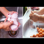 Ужасна грешка правите, ако миете пилето под течаща вода преди готвене, яйцата също-Ето как се прави правилно!