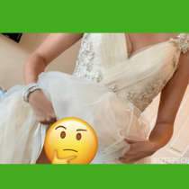 Булка реши да покаже какво има под сватбената й рокля и всички се отвратиха (СНИМКА)