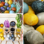 Цветовете на нашите баби-Лесно боядисване на яйца във всички цветове на дъгата само с натурални съставки