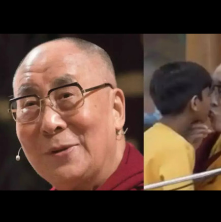 Далай Лама скандализира света с педофилска проява - накара момченце да целуне езика му! (ВИДЕО)