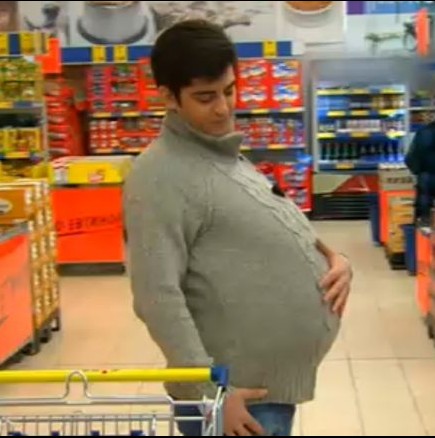 Сашо Кадиев като бременна жена - Вижте какво бебе роди!