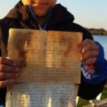 Момченце намери писмо в река Марица и като го прочете се разплака