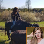 Как красивата 29-годишна IT-специалистка Цвети избра живота на село - сега язди биволи и кара трактор! (СНИМКИ)