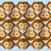 Флиртуващите маймунки-Тест за зрителна острота