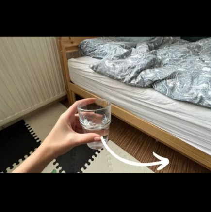 Вечер винаги слагам чаша вода под леглото: ще видите сами колко е полезно!