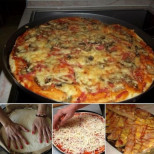 Пица за 10 минути, изпробвана многократно - всички са влюбени в нея, и вие ще се влюбите!