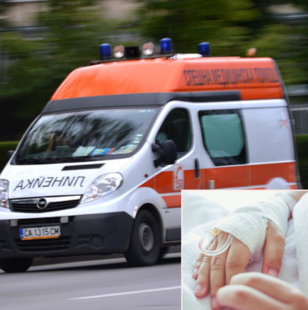 Поредният кошмар с дете: 5-годишно с черепно-мозъчна травма в Пирогов, след като бе ударено от кола на тротоара! 