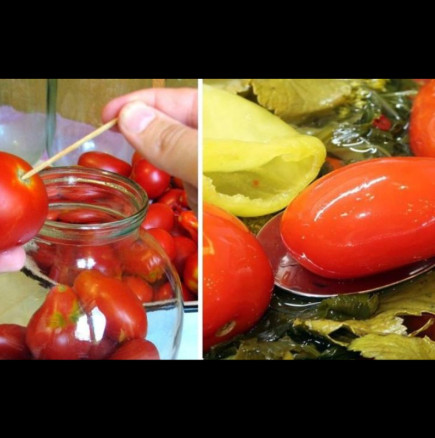 Пикантни домати в буркани за зимата-Лесна рецепта