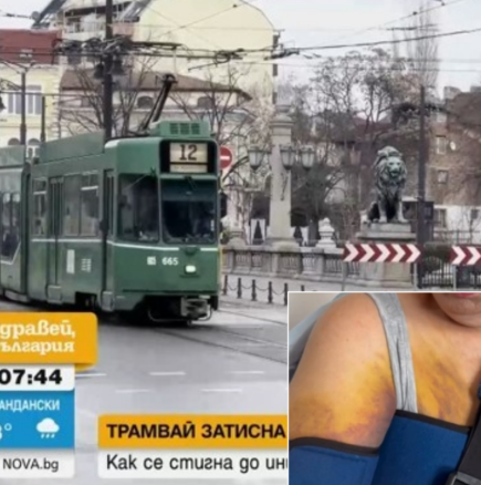 Трамвай влачи 83-годишна пенсионерка метри, без да спре! Жената е с извадено рамо и фрактури (СНИМКИ)