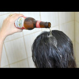 Измивам косата с шампоан и изливам бутилка бира отгоре - резултатът е велик!