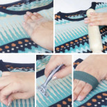 Как да премахнем влакната от дрехите, ако ви е свършила ролката за отстраняване на косми 
