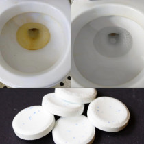 Само една малка таблетка и грозните жълти петна в тоалетната са минало! 