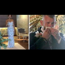 Булка подготви изненада за глухия си съпруг на сватбата: трогна го до сълзи! (СНИМКИ)