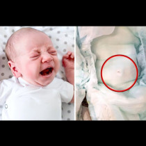 Майката сменя памперса, докато бебето не спира да плаче и тя разкрива ужасяващата причина