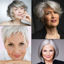 Къси прически за сива коса: 20 модерни идеи, които ще подчертаят вашата красота