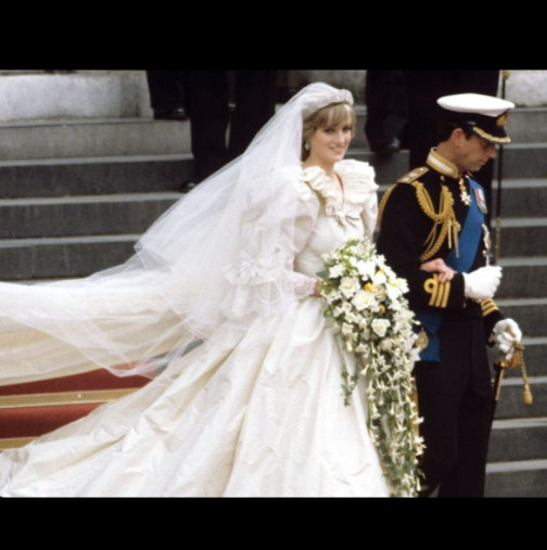 Тайната резервна сватбена рокля на принцеса Даяна най-накрая видя бял свят и наистина е ПРЕКРАСНА! (ВИДЕО)