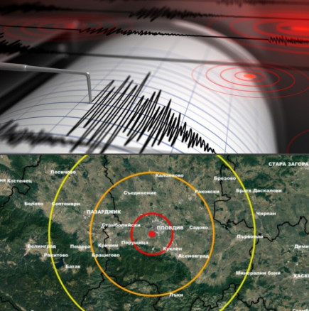 Три земетресения регистрирани у нас в рамките на часове - подробности: