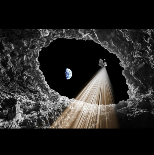 Тайната на Луната: Откриха тунел с ширина 100 м под повърхността на земния спътник: