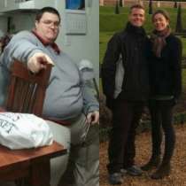 Отслабнал 180 килограма, благодарение на жената, с която се запознал интернет!