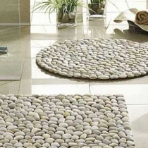 Как да си направите килим от камъчета?