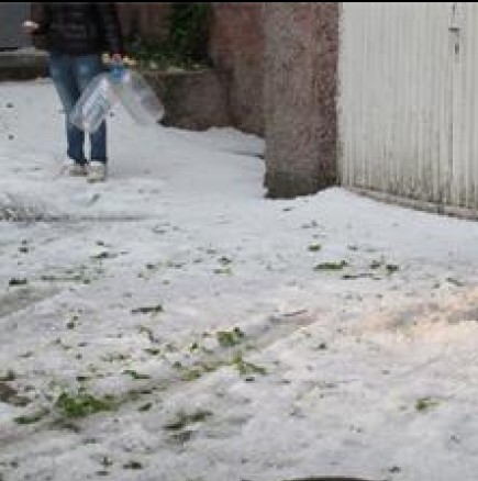 Вижте страшната градушка в Силистра и Шумен