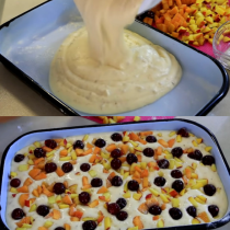 Сладкиш, по-вкусен от торта! Пълен с плодове, пухкав и безумно мекичък - ето рецептата за тази Старомодна плодова пита: