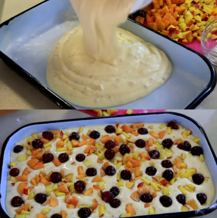 Сладкиш, по-вкусен от торта! Пълен с плодове, пухкав и безумно мекичък - ето рецептата за тази Старомодна плодова пита: