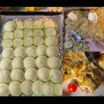 Настъргвам сирене в тавата и отгоре редя тиквичките - новата лятна вкусотия, която няма равна: