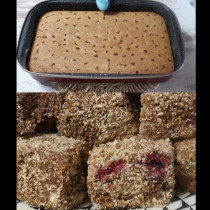 Старомоден сладкиш с модерен вкус - всяка хапка е сочно удоволствие! Гледайте колко лесно се прави: