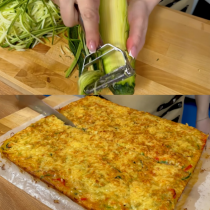 Настъргвам 2 тиквички, чуквам 3 яйчица и става шедьовър, по-вкусен от пица!
