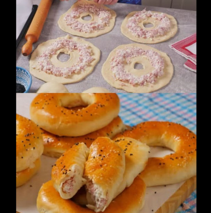 Пълнени гевреци - на пипане като памук, а вкусът те пренася в детството! 
