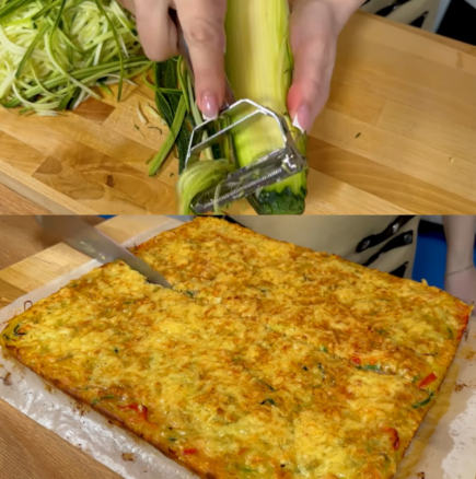 Настъргвам 2 тиквички, чуквам 3 яйчица и става шедьовър, по-вкусен от пица!