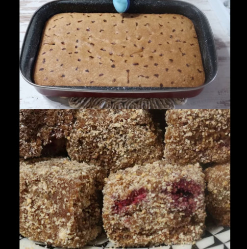 Старомоден сладкиш с модерен вкус - всяка хапка е сочно удоволствие! Гледайте колко лесно се прави: