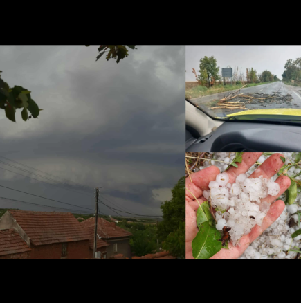 ПЪРВИ кадри от природната стихия, връхлетяла части от България