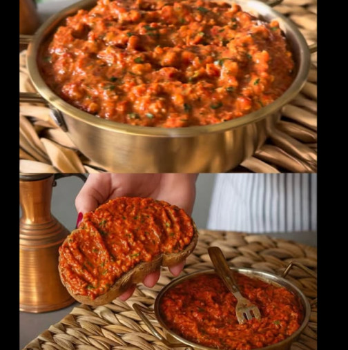 Домашна лютеница без пържене и варене, готова за 5 минути! На вкус е по-добра от оригинала: