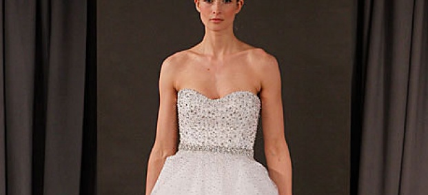 Дизайнерски булчински рокли тип бална рокля за пролет 2012