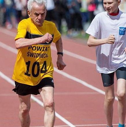 Дядо на 104 години постави европейски рекорд