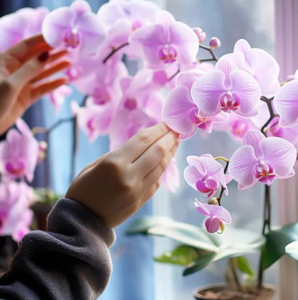 Ти го изливаш в мивката, а аз поливам орхидеята – цветоносите се огъват под тежестта на цветовете!