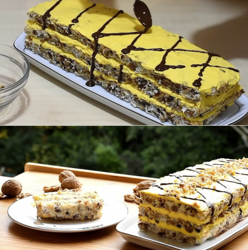 Просто ВКУСНА торта! Ухае на орехи и сушени плодове, а се приготвя без усилия - непременно опитайте: