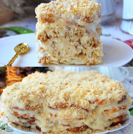 Славянската версия на Наполеон е супер бърза: Благодарение на тайната съставка не ви е необходима фурна, а всяка хапка гали небцето!