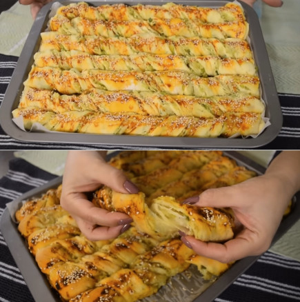 Без яйца, сирене и мляко, а се топи в устата! Засукана баница с праз - така ухае щастието!